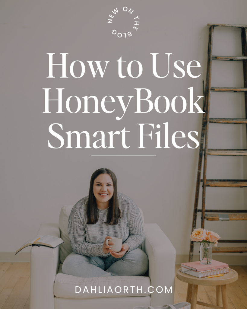 Dahlia Orth, a HoneyBook Pro, explores how to use HoneyBook Smart Files